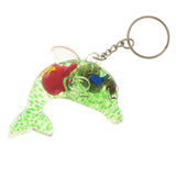 Maxbell Dolphin Shaped Oil Leakage Timer Key Chain Kids Toy Gift Party Favors Green