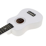 Maxbell 21" Hawaii Ukulele Mini 4 Strings Guitar for Kids Beginners White