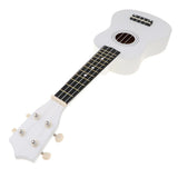 Maxbell 21" Hawaii Ukulele Mini 4 Strings Guitar for Kids Beginners White