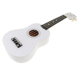 Maxbell 21" Hawaii Ukulele Mini 4 Strings Guitar for Kids Beginners White