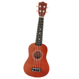 Maxbell 21" Hawaii Ukulele Mini 4 Strings Guitar for Kids Beginners Brown