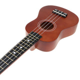 Maxbell 21" Hawaii Ukulele Mini 4 Strings Guitar for Kids Beginners Brown