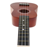 Maxbell 21" Hawaii Ukulele Mini 4 Strings Guitar for Kids Beginners Brown