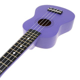 Maxbell 21" Hawaii Ukulele Mini 4 Strings Guitar for Kids Beginners Dark Purple