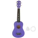 Maxbell 21" Hawaii Ukulele Mini 4 Strings Guitar for Kids Beginners Dark Purple