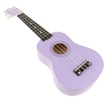Maxbell 21" Hawaii Ukulele Mini 4 Strings Guitar for Kids Beginners Purple