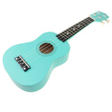 Maxbell 21" Hawaii Ukulele Mini 4 Strings Guitar for Kids Beginners Turquoise