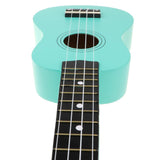 Maxbell 21" Hawaii Ukulele Mini 4 Strings Guitar for Kids Beginners Turquoise