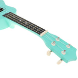 Maxbell 21" Hawaii Ukulele Mini 4 Strings Guitar for Kids Beginners Turquoise