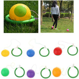 Maxbell Kids Fitness Ankle Skip Ball Hop the Rope Swinging Toy Outdoor Sports Green