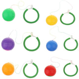 Maxbell Kids Fitness Ankle Skip Ball Hop the Rope Swinging Toy Outdoor Sports Green