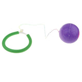 Maxbell Kids Fitness Ankle Skip Ball Hop the Rope Swinging Toy Outdoor Sports Purple
