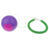 Maxbell Kids Fitness Ankle Skip Ball Hop the Rope Swinging Toy Outdoor Sports Purple
