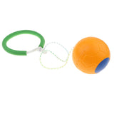 Maxbell Kids Fitness Ankle Skip Ball Hop the Rope Swinging Toy Outdoor Sports Orange