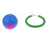 Maxbell Kids Fitness Ankle Skip Ball Hop the Rope Swinging Toy Outdoor Sports Blue