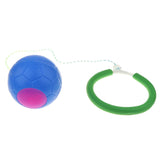 Maxbell Kids Fitness Ankle Skip Ball Hop the Rope Swinging Toy Outdoor Sports Blue