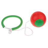 Maxbell Kids Fitness Ankle Skip Ball Hop the Rope Swinging Toy Outdoor Sports Red