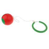 Maxbell Kids Fitness Ankle Skip Ball Hop the Rope Swinging Toy Outdoor Sports Red