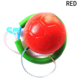 Maxbell Kids Fitness Ankle Skip Ball Hop the Rope Swinging Toy Outdoor Sports Red