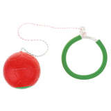 Maxbell Kids Fitness Ankle Skip Ball Hop the Rope Swinging Toy Outdoor Sports Red