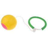 Maxbell Kids Fitness Ankle Skip Ball Hop the Rope Swinging Toy Outdoor Sports Yellow