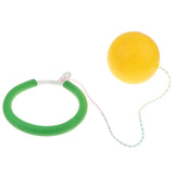 Maxbell Kids Fitness Ankle Skip Ball Hop the Rope Swinging Toy Outdoor Sports Yellow