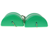 Maxbell 1 Pair Balance Training Semicircle Foot Stilt Kids Outdoor Game Toy Green