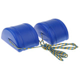 Maxbell 1 Pair Balance Training Semicircle Foot Stilt Kids Outdoor Game Toy Blue