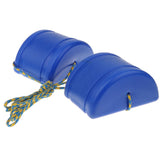 Maxbell 1 Pair Balance Training Semicircle Foot Stilt Kids Outdoor Game Toy Blue