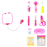 Maxbell Nurse Doctor Pretend Play Toy Medical Case Kit w/ Light and Sound for Kids