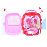 Maxbell Nurse Doctor Pretend Play Toy Medical Case Kit w/ Light and Sound for Kids