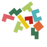 Maxbell Wooden Brain Teaser Tetris Puzzle Blocks Kids Educational Toy - Tetris