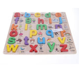 Maxbell Wooden abc Letters Baby Toddler Preschool Kid Educational Toy
