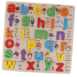 Maxbell Wooden abc Letters Baby Toddler Preschool Kid Educational Toy