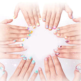 Maxbell Nail Art Decals DIY Nail Art Decoration Self-adhesive Tip Stickers