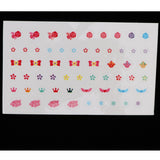 Maxbell Nail Art Decals DIY Nail Art Decoration Self-adhesive Tip Stickers