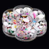 Maxbell 230pcs Colorful Plastic Wiggle Googly Eyes for Dolls DIY  Self-adhesive