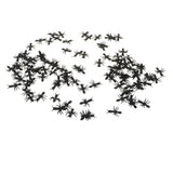 Maxbell 100 Piece Plastic Fake Ants Model Figure Set Kids Toy Party Favors Black