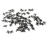 Maxbell 100 Piece Plastic Fake Ants Model Figure Set Kids Toy Party Favors Black