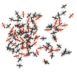 Maxbell 100 Piece Plastic Fake Ants Model Figure Set Kids Toy Party Favors Mixed