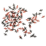 Maxbell 100 Piece Plastic Fake Ants Model Figure Set Kids Toy Party Favors Mixed