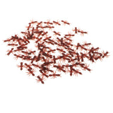 Maxbell 100 Piece Plastic Fake Ants Model Figure Set Kids Toy Party Favors Brown