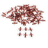 Maxbell 100 Piece Plastic Fake Ants Model Figure Set Kids Toy Party Favors Brown