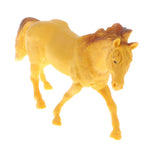 Maxbell 8 Pieces Realistic Plastic Zoo Animals Horse Model Kids Toy Party Favors