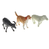 Maxbell 6pcs Plastic Farm Animal Model Figure Kids Educational Toy Party Bag Fillers