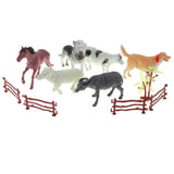 Maxbell 6pcs Plastic Farm Animal Model Figure Kids Educational Toy Party Bag Fillers