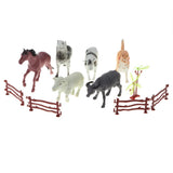 Maxbell 6pcs Plastic Farm Animal Model Figure Kids Educational Toy Party Bag Fillers