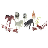 Maxbell 6pcs Plastic Farm Animal Model Figure Kids Educational Toy Party Bag Fillers