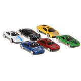 Maxbell Diecast Alloy Container Truck with 12 Car Vehcile Playset Toy Racing Car Red