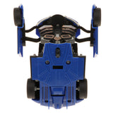 Maxbell Automatic One Step Transform Robot Sport Car Toy for Kids Gift Blue Black